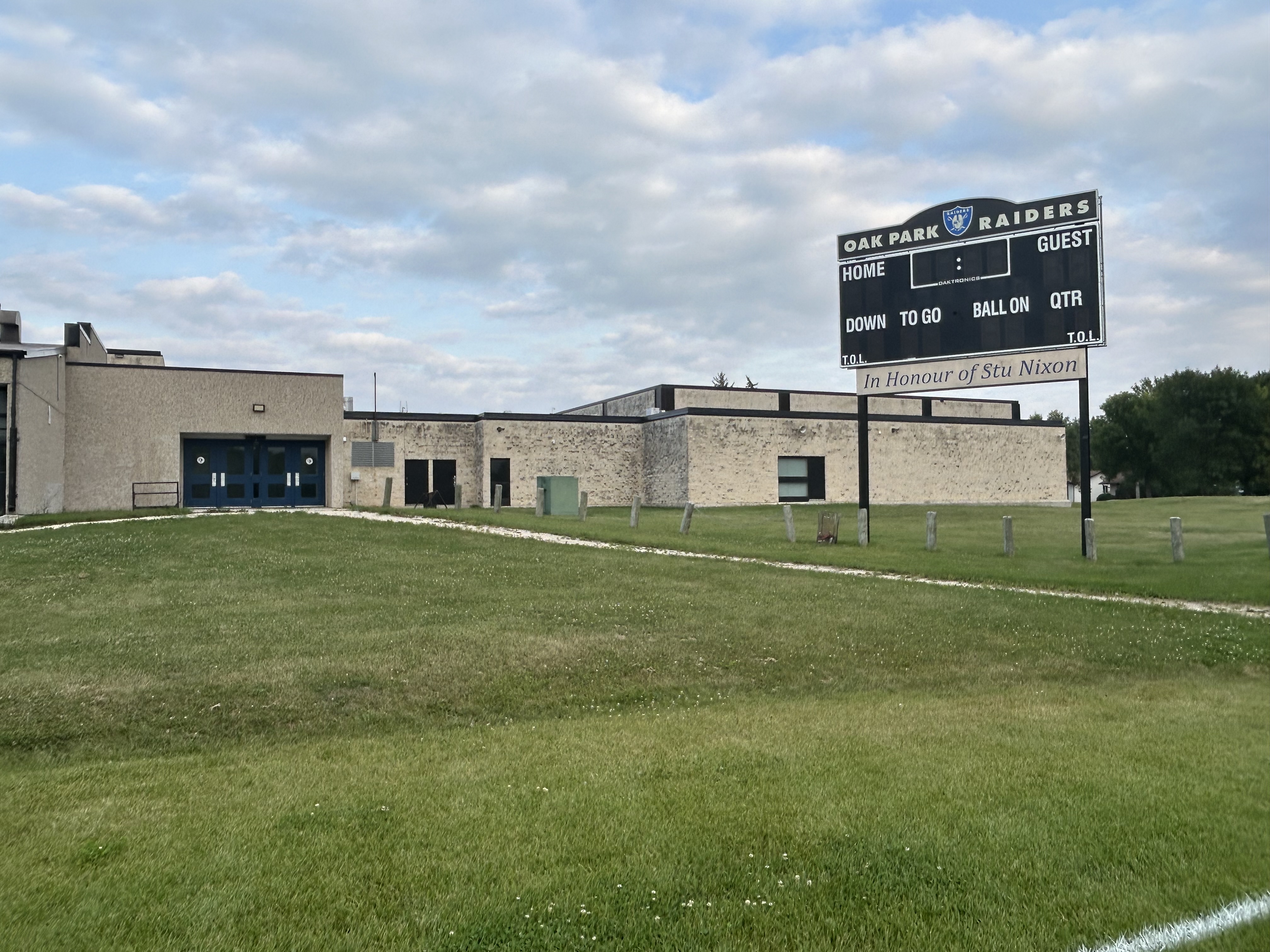 Oak Park High School and the Raiders Scoreboard